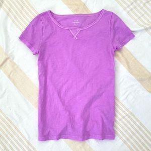 J. Crew NWOT Sun-Washed Neons Vintage Cotton V-Stitch Tee in SZ S